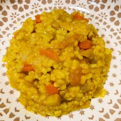 Veggie Curry Fried Rice A picture of Veggie Curry Fried Rice.