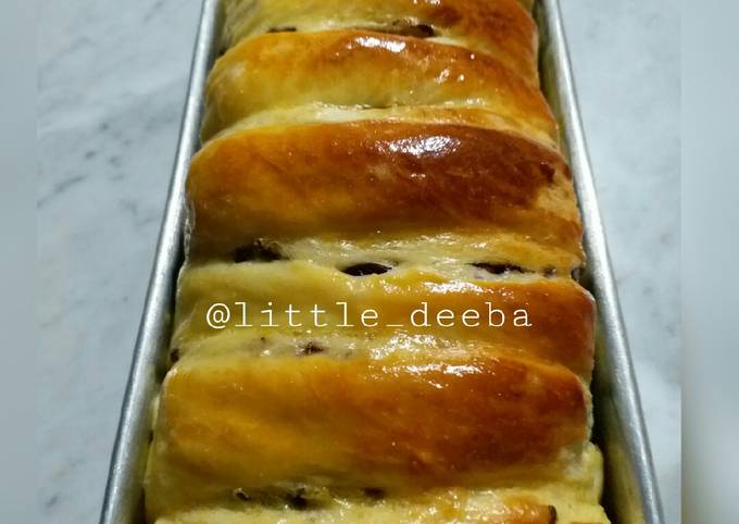 Cara Gampang Menyiapkan Roti Sobek kentang isi coklat super empuk yang Lezat