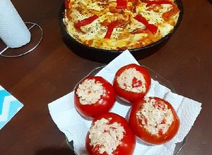 Una foto de Tomates rellenos