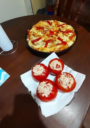 Una foto de Tomates rellenos