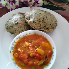 A picture of Palak Puri.