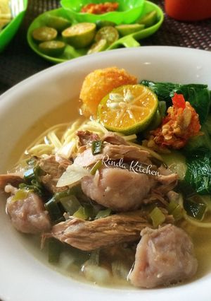 Foto resep Mie Kuah Cakalang Baso