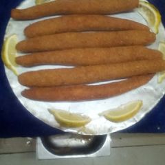 A picture of Crunchy fish fingers.
