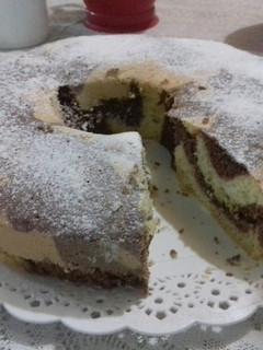 Una foto de Budín marmolado fácil sin Tacc