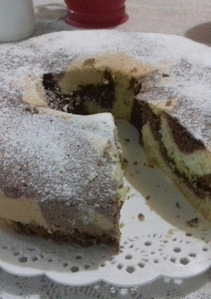Una foto de Budín marmolado fácil sin Tacc