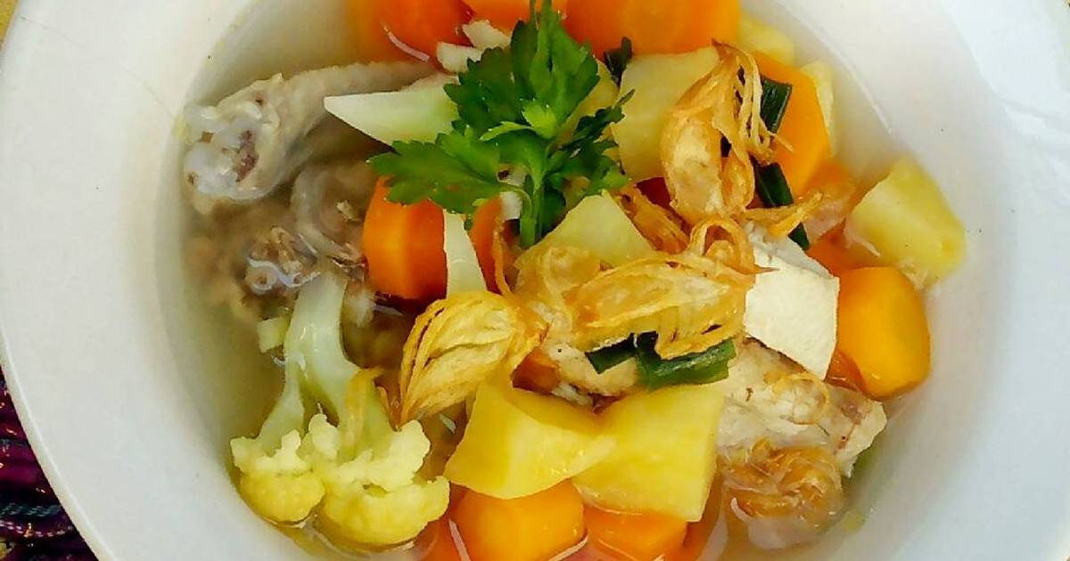 Resep Sayur Sop Ayam Oleh Yulionet Cookpad