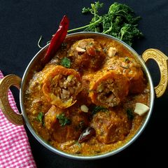 A picture of Govind gotte ki sabzi.