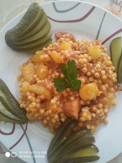 Tarhonyás hús recept fotója