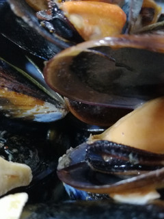 Una foto de Mejillones al ajillo