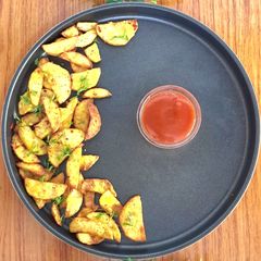 A picture of Crispy Potatoes- quick snacks.