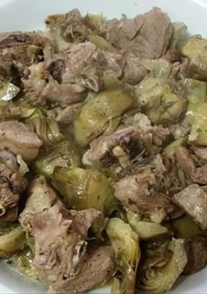Foto di Agnello con i Carciofi Sardi