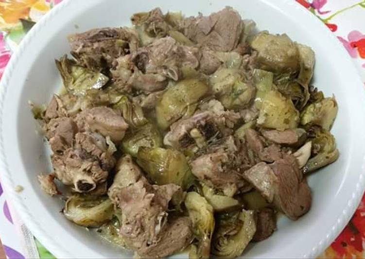 Agnello con i Carciofi Sardi