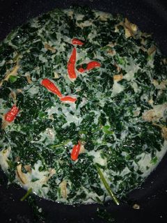 Foto resep Sayur daun pepaya jepang kuah santan