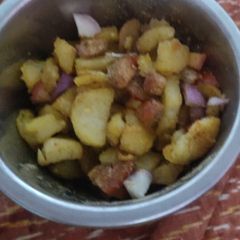 A picture of Sukha aloo ki sabji.