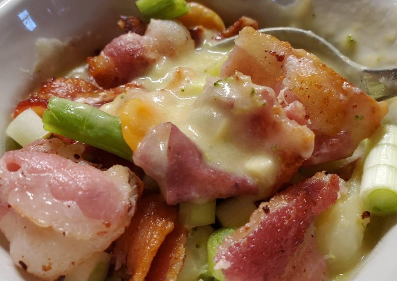 Loaded Broccoli Cheese & Potato Soup