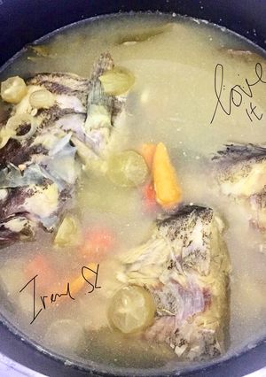 Foto resep Sup ikan kerapu kuah asam pedas (aman untuk diabetes/ tekanan darah / diet)