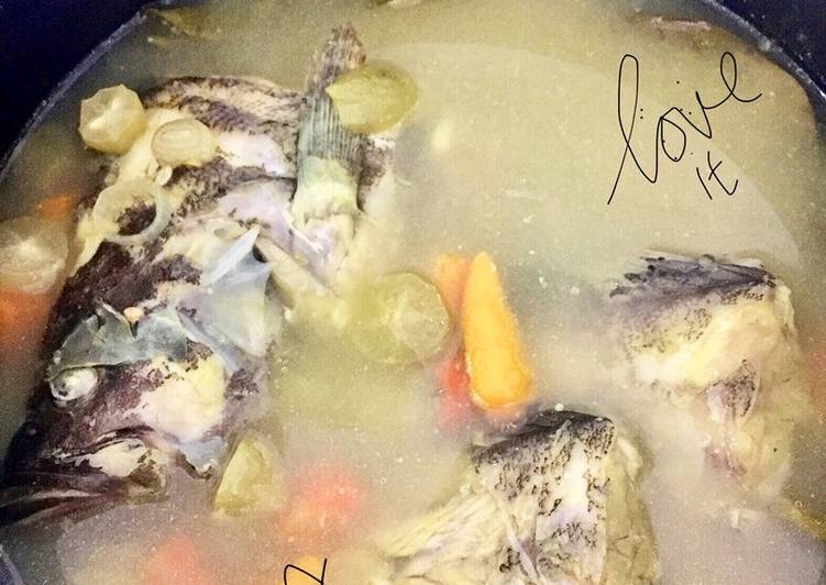 Sup ikan kerapu kuah asam pedas (aman untuk diabetes/ tekanan darah / diet)
