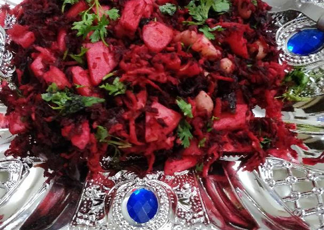 Healthy Apple Beetroot Dates Salad