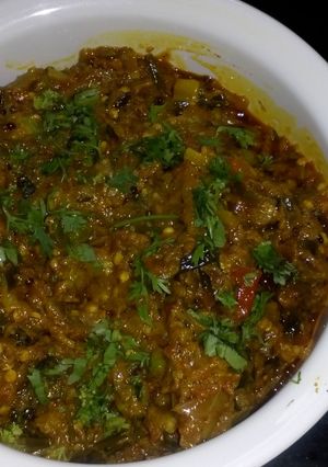 A picture of Baingan ka Bharta.