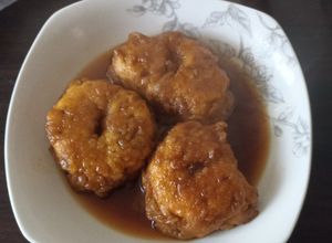 Una foto de Picarones