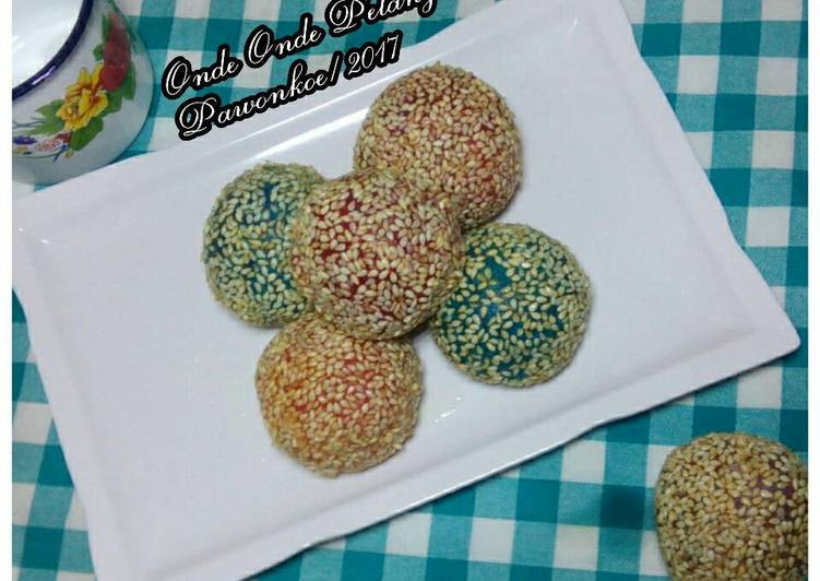 Resep Onde Onde Pelangi Isi Ubi oleh Muyassaroh Cookpad