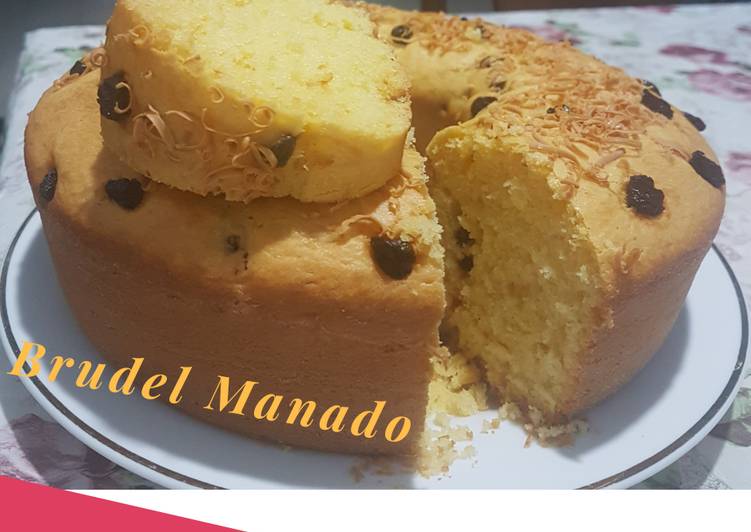 Bagaimana Menyiapkan Brudel cake Manado anti gagal yang Enak