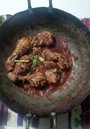A picture of Chicken Shinwari Karahi.