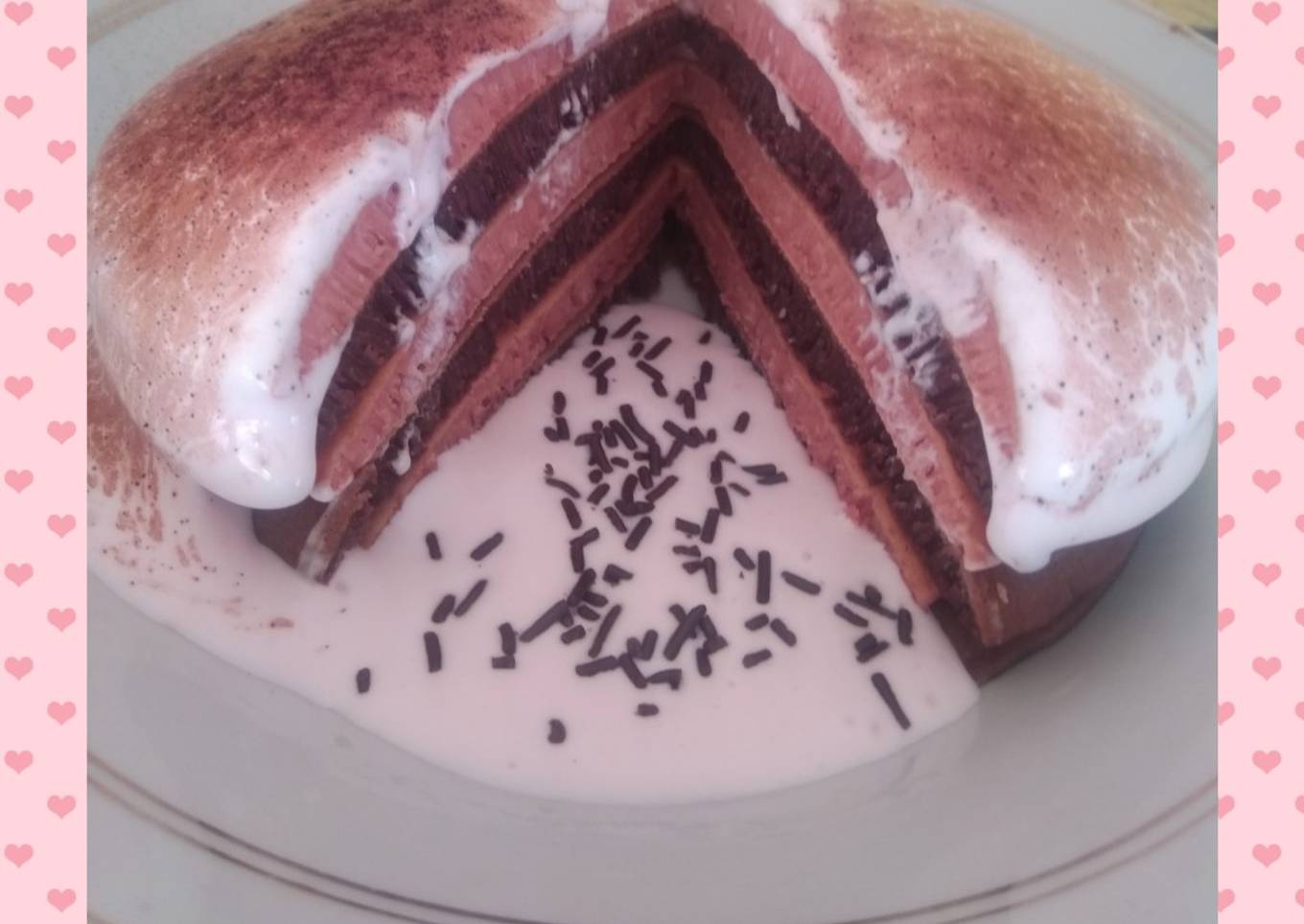 Chocolate Pink Pancake