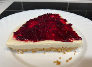 Foto principal de Cheesecake sin horno con mermelada de frutos rojos (Mambo)