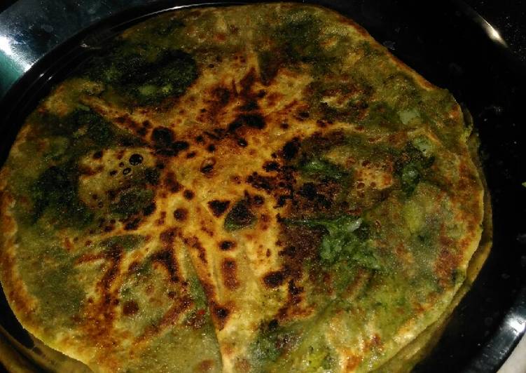 Simple Way to Make Quick Green peas paratha
