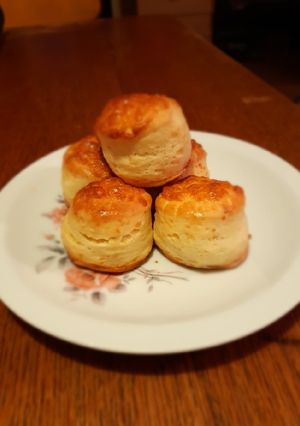 Vajas tejfölös pogácsa☺️ recept fotója
