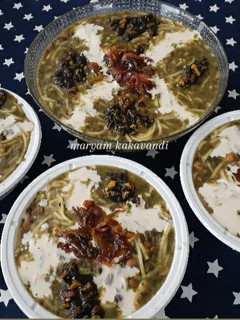عکسی از دستور آش رشته خیرات