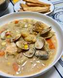 30分鐘料理-簡易版周打蜆湯Clam chowder