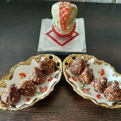 A picture of Dry fruit modak.