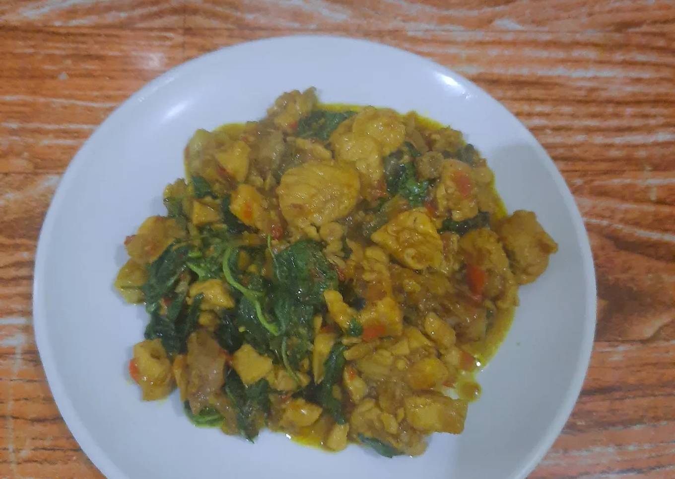 Tumis ayam cincang kemagi