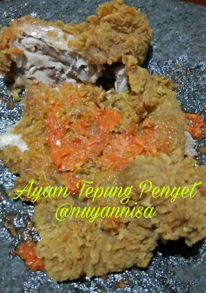 Foto resep Ayam Tepung Penyet