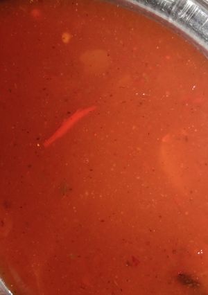 A picture of Imli chutney.