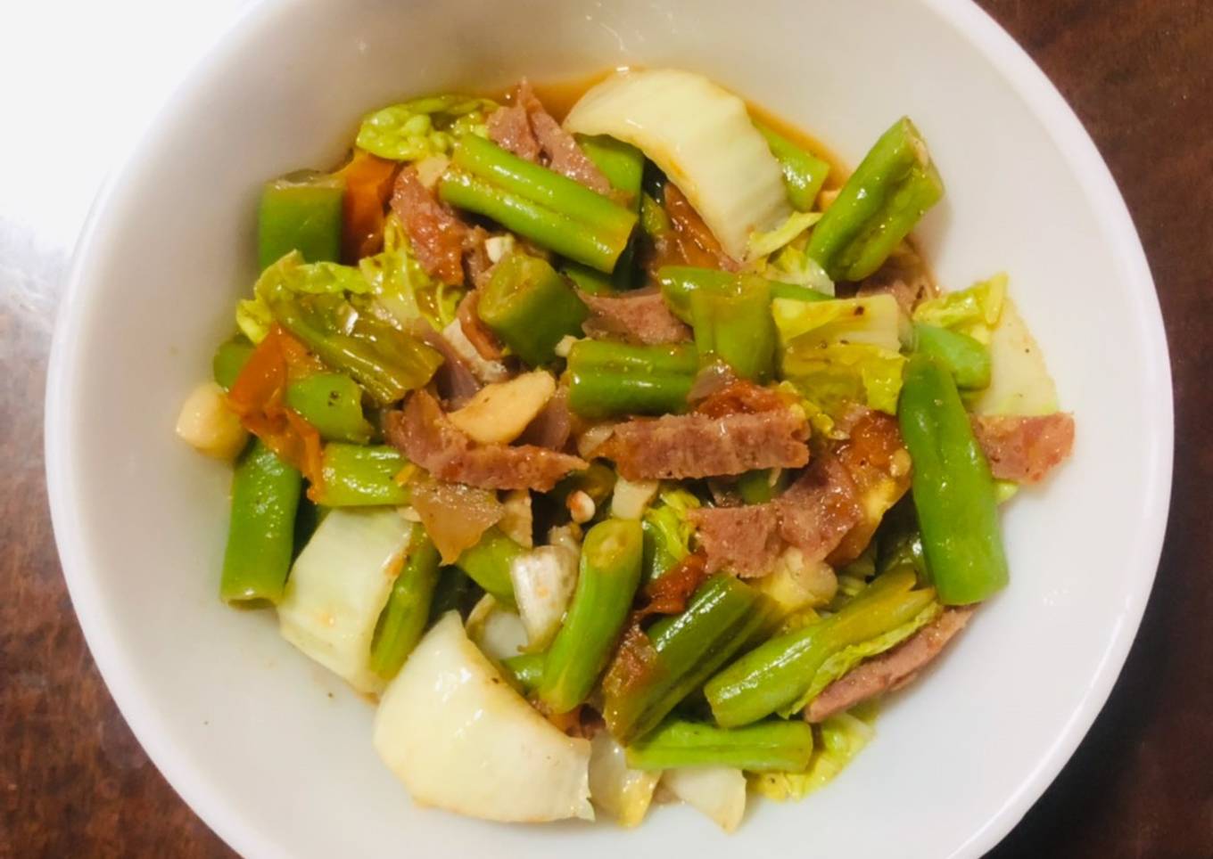 Spam & Vegetables Stir-Fry