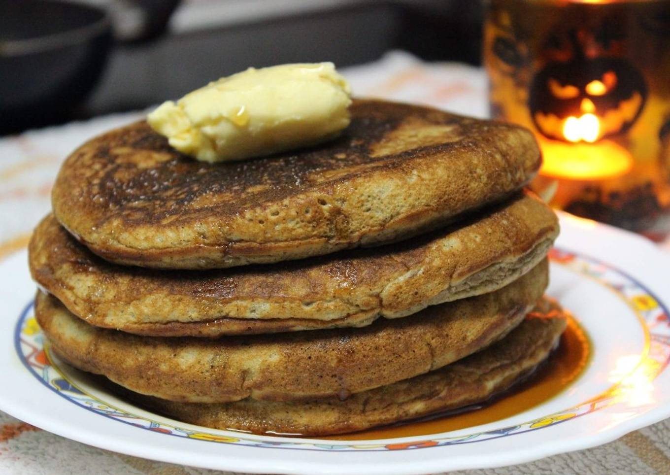 Pancakes de calabaza y especias