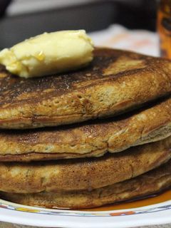 Una foto de Pancakes de calabaza y especias