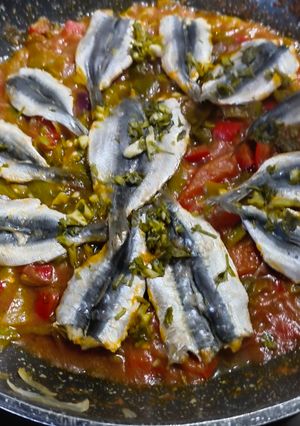 Una foto de Sartén de sardinas