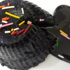 A picture of Chocolate lava cake no bake.
