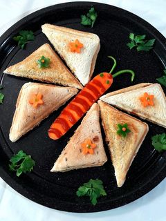 عکسی از دستور اسنک مرغ و پنیر
