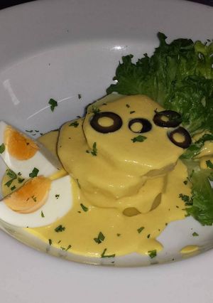 Una foto de Papas a la Huancaína