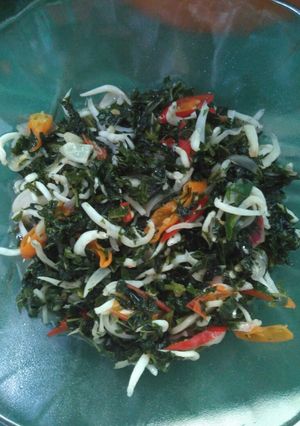 Foto resep Oseng-oseng daun pepaya Jepang