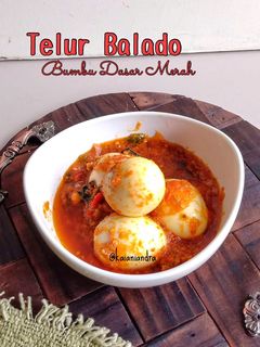 Foto resep Telur Balado Bumbu Dasar Merah