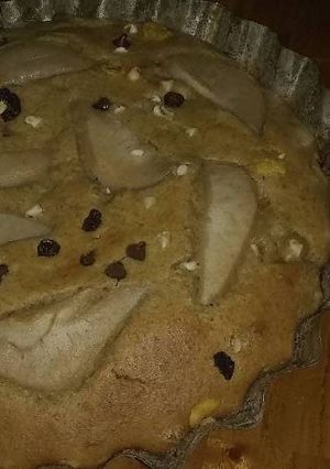 Una foto de Budín con masa integral y pera