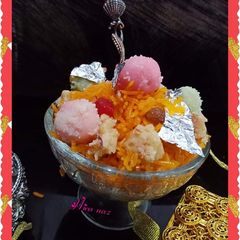 A picture of Zarda.                             Yellow Sweet Rice.
