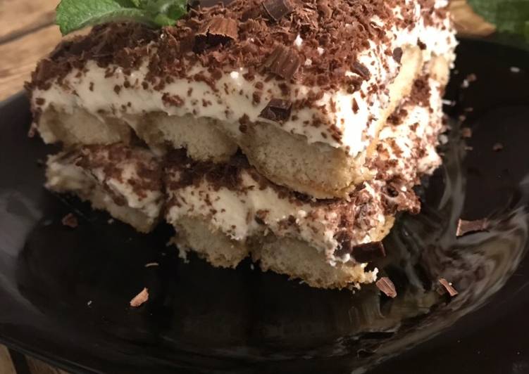 Kókuszos, étcsokis tiramisu