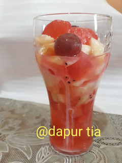 Foto resep Sop buah tropis dengan nata decoco kolang kaling